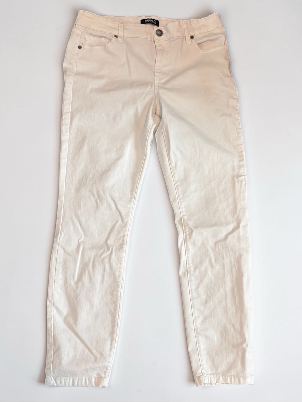 Buffalo David Bitton Aubrey Skinny White Jeans Womens 10/30 Stretch